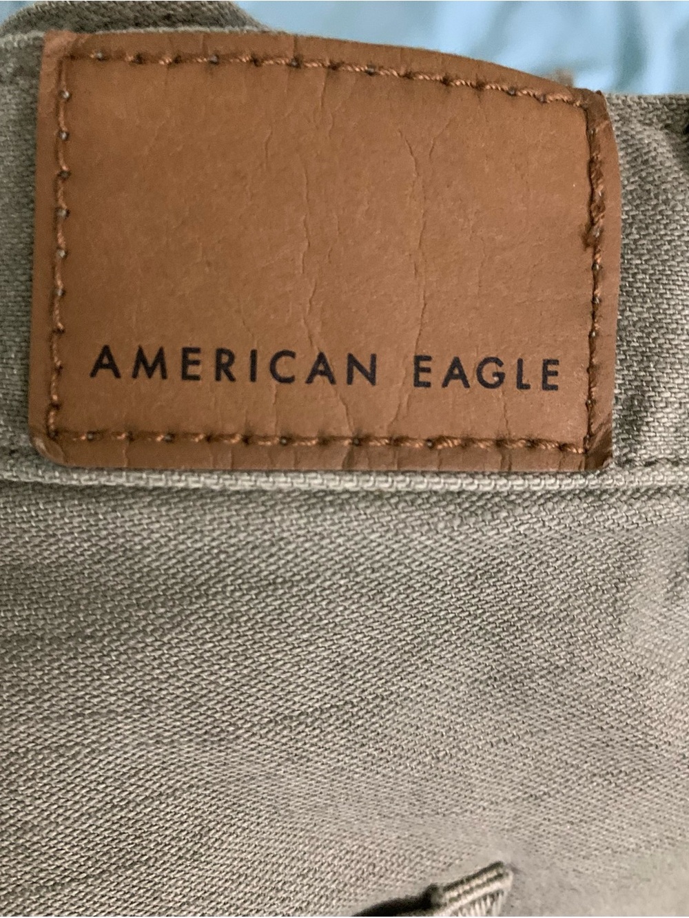 American Eagle Outfitters Khaki Cargo Carpenter Pants - Picture 8 of 10